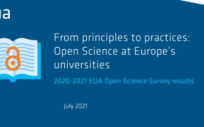 2020-2021 EUA Open Science Survey results published