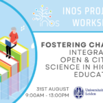 Integrating Open and Citizen Science into Higher Education, 31 August, Leiden, the Netherlands