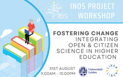 Integrating Open and Citizen Science into Higher Education, 31 August, Leiden, the Netherlands