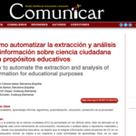 CS Track paper on automated analysis published in Revista Comunicar journal